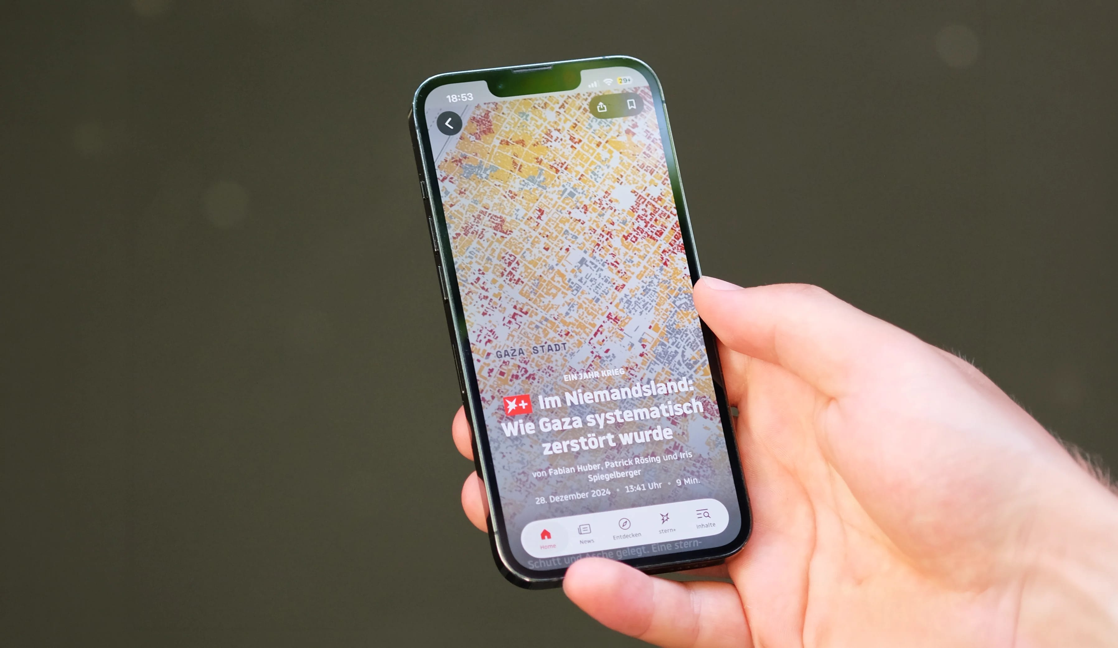 Visualization of destruction in the Gaza Strip with an interactive map from the project "Traces of the Conflict"